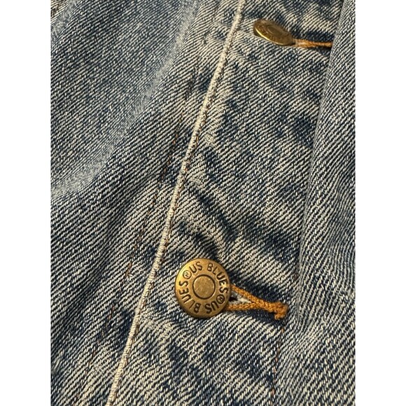 Vintage 90s U.S. Blues Traditional Blue Jean Denim Jacket Size L (SEE PICS!) - Picture 3 of 8